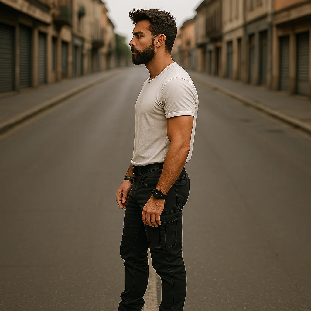 Black Denim Cargo Pants – Rugged Style Meets Urban Utility