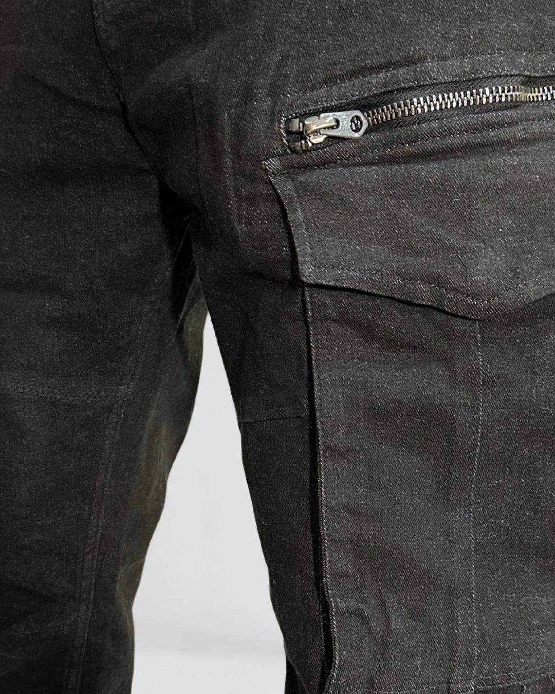Black Denim Cargo Pants – Rugged Style Meets Urban Utility