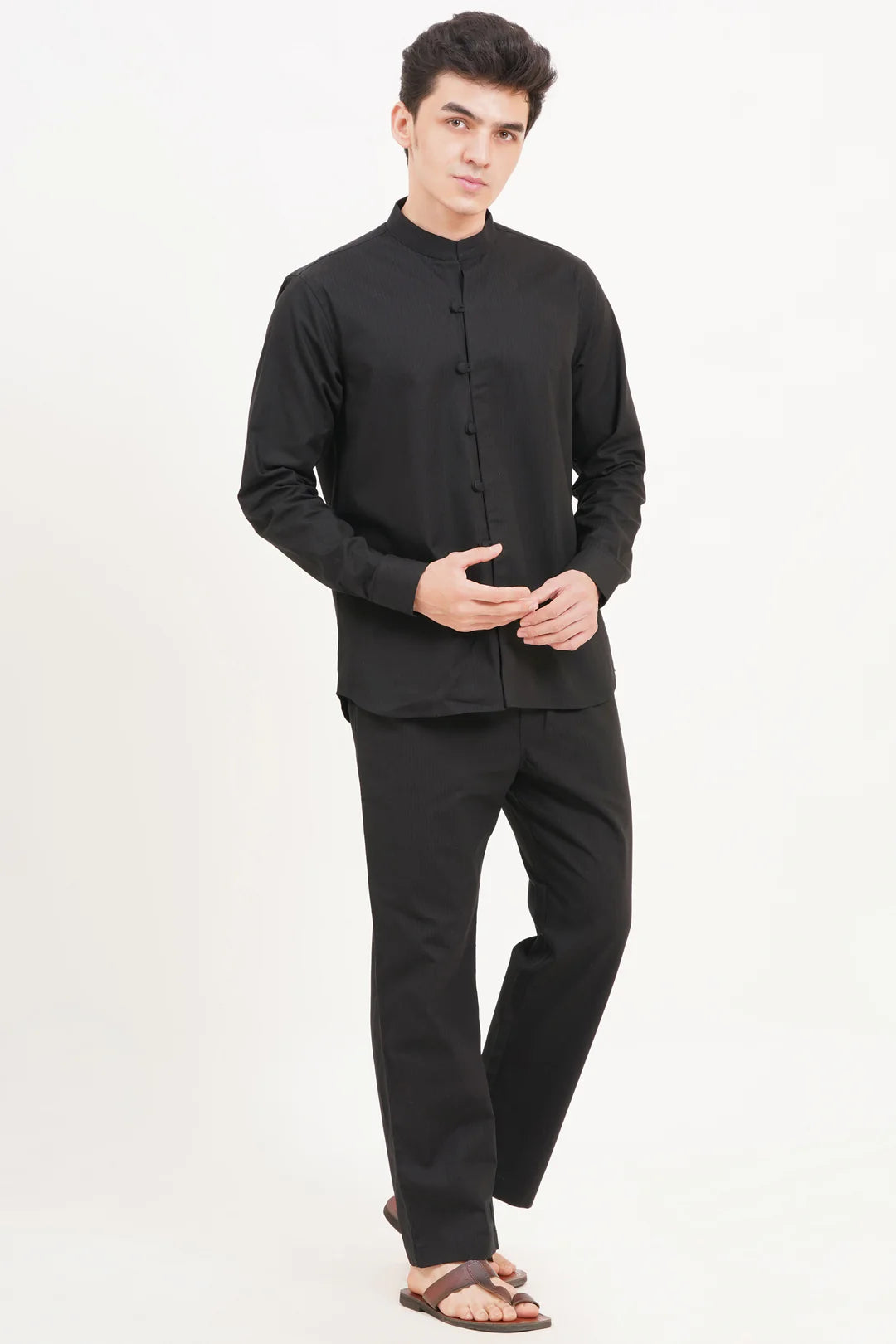 Men’s Black Co-ords set– Understated Luxury & Effortless Style