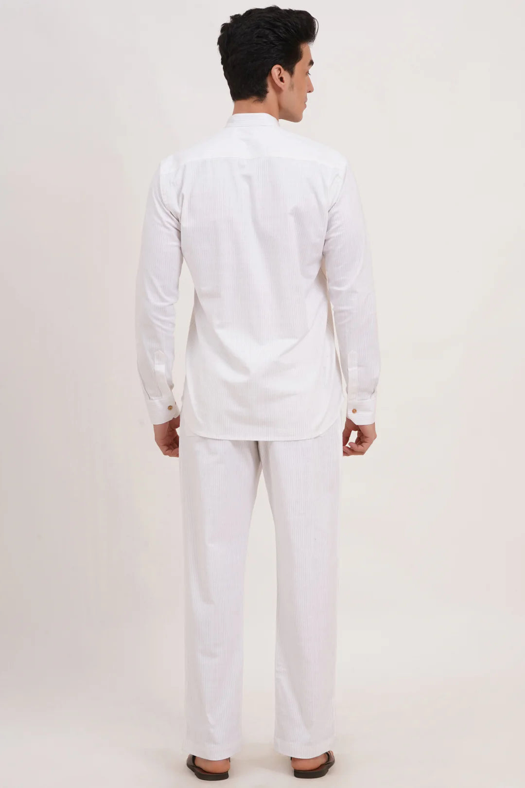 Men’s White Co-ords set – Classic Comfort in a Luxe Linen Blend
