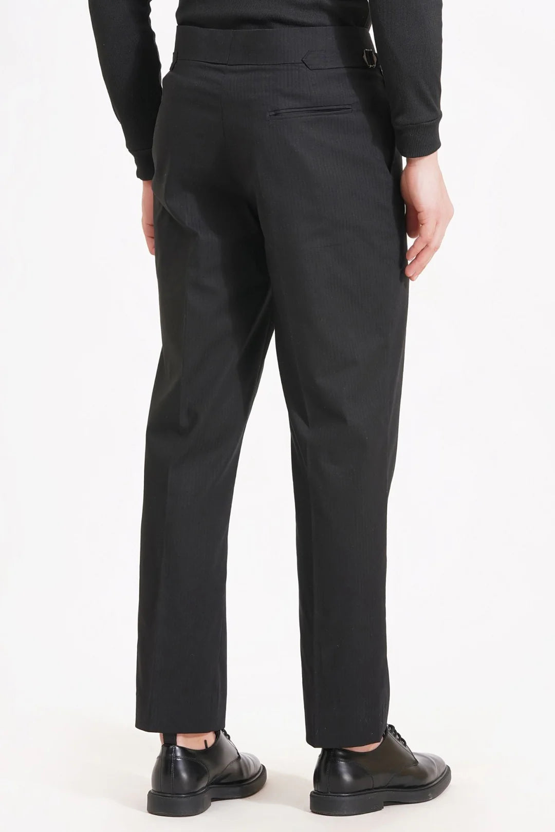Black Gurkha Double Button with Side Adjusters